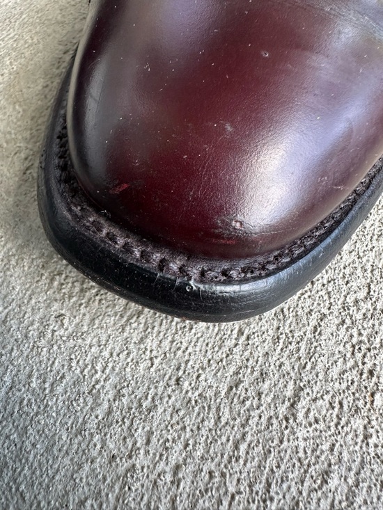 Allen Edmonds Polo Oxford Shoes 9.5B Oxblood /Black Dress Shoes Made in The USA
